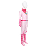 Princess Peach Kids Girls Cosplay Costume Jumpsuit  Outfits Halloween Carnival Party Suit